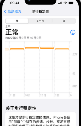 紫云iPhone手机维修如何在iPhone开启'步行稳定性通知'