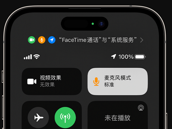 紫云苹果授权维修网点分享iPhone在通话时让你的声音更清晰 